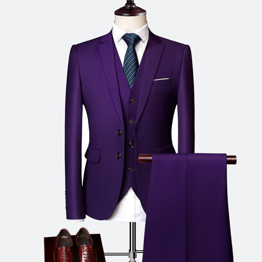 Ensemble Costume Homme 3 Pièces Été | Coupe Slim