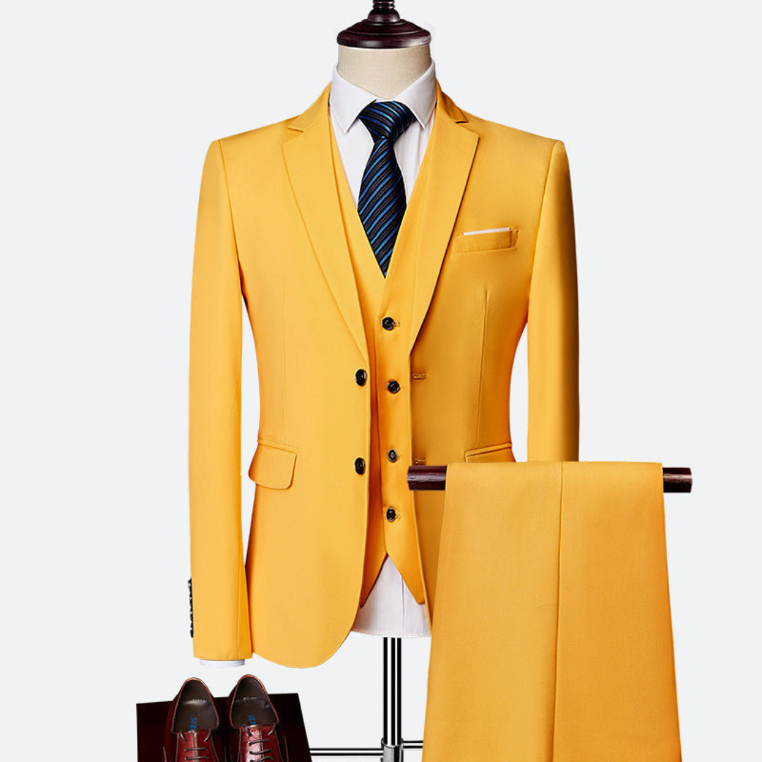 Ensemble Costume Homme 3 Pièces Été | Coupe Slim
