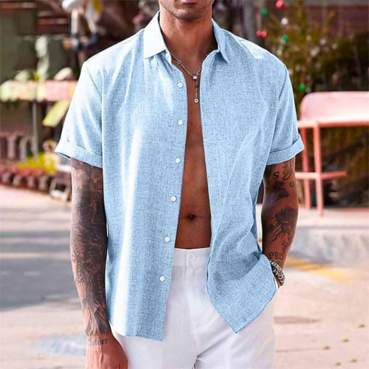 Men's Casual Button-Down Shirt | Lightweight &amp; Versatile