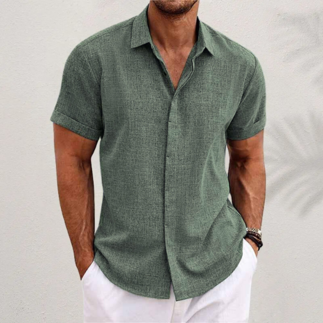 Men's Casual Button-Down Shirt | Lightweight &amp; Versatile