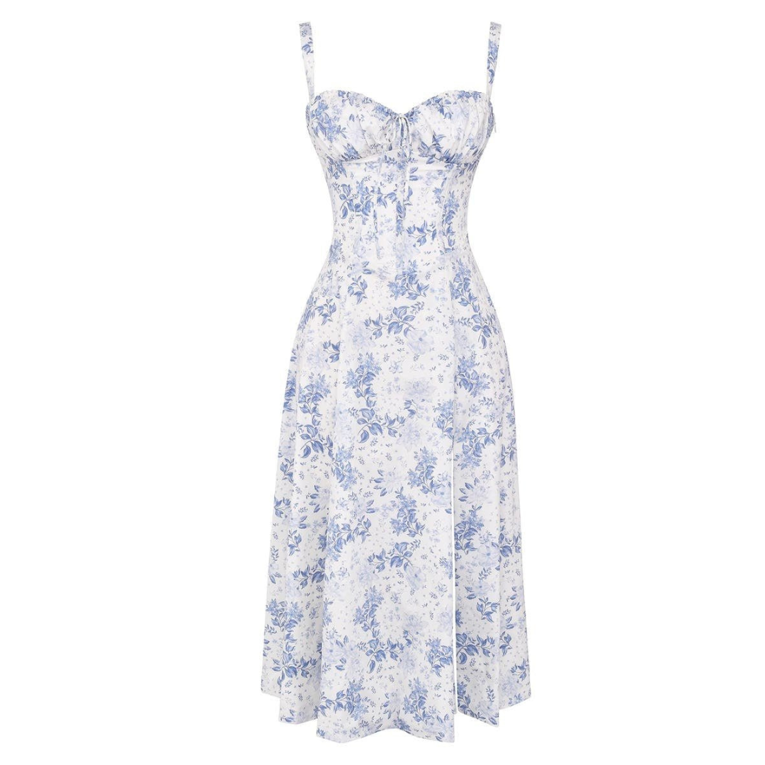 Robe Midi Kiana à Corset | Élégance et Silhouette Féminine