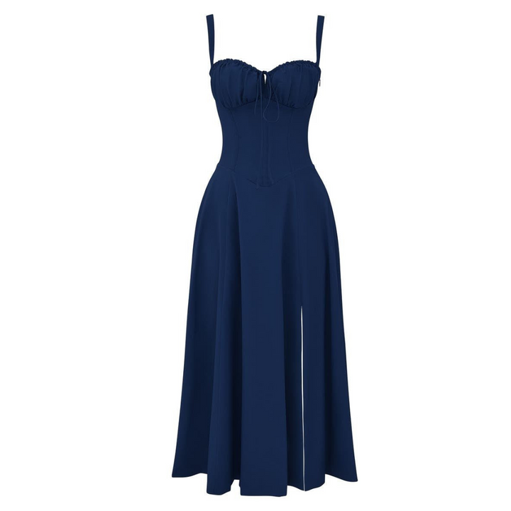 Robe Midi Kiana à Corset | Élégance et Silhouette Féminine