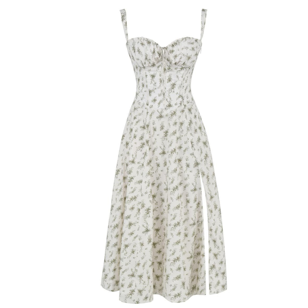 Robe Midi Kiana à Corset | Élégance et Silhouette Féminine