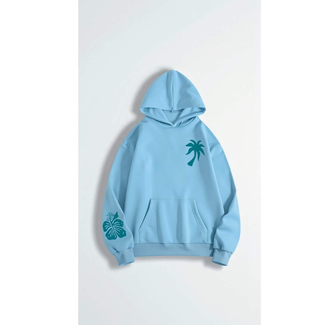 Sweat à Capuche Brodé Abigail | Touche Tropicale au Quotidien