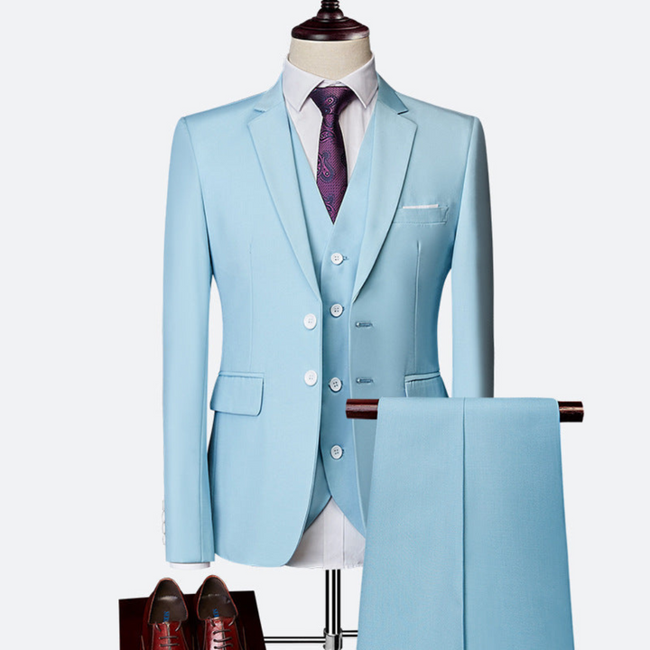 Ensemble Costume Homme 3 Pièces Été | Coupe Slim