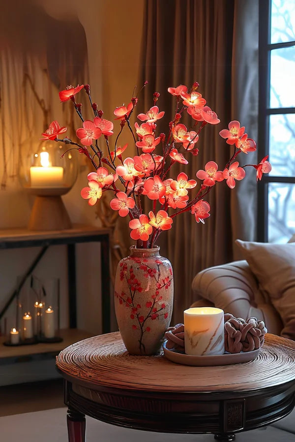 Blossom’s Embrace | Lampe Décorative Florale à Lumière Douce