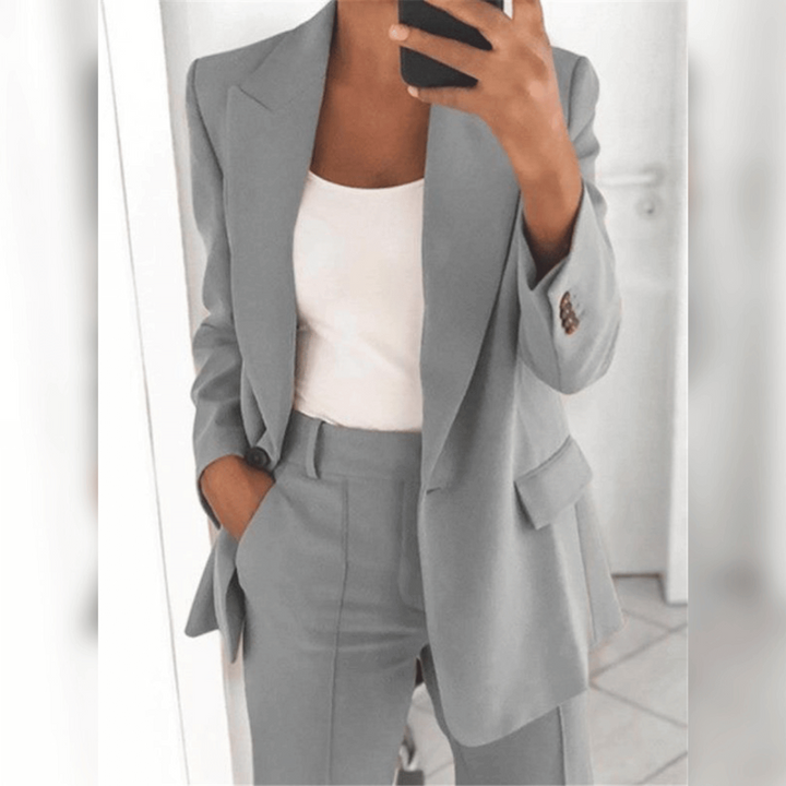 Elegant Women's 2 Piece Suit | Slim Fit