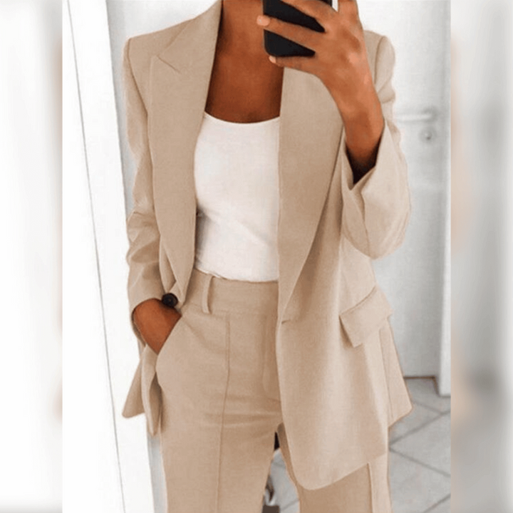 Elegant Women's 2 Piece Suit | Slim Fit