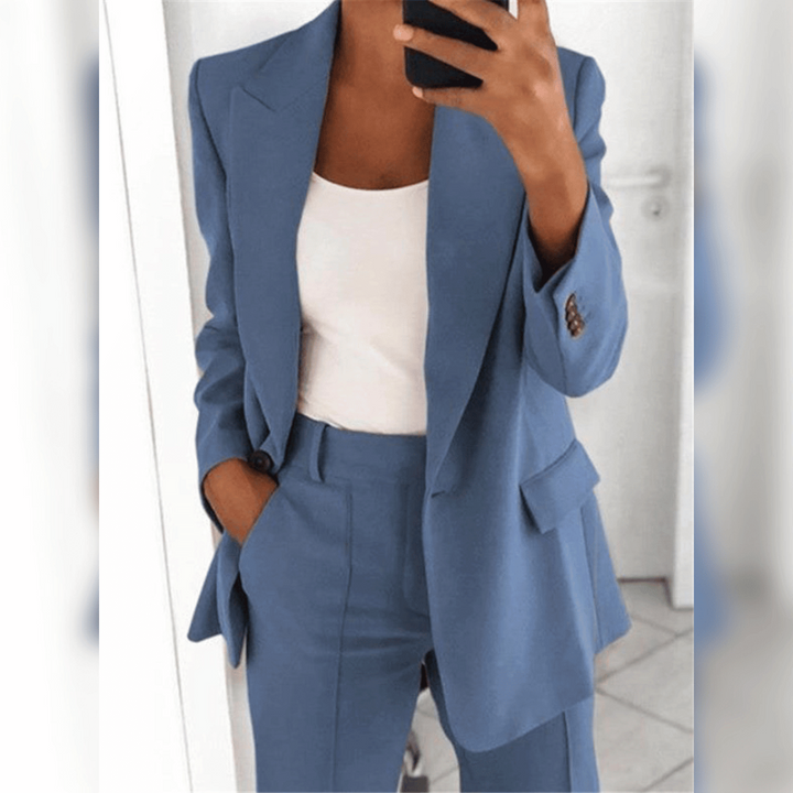Elegant Women's 2 Piece Suit | Slim Fit