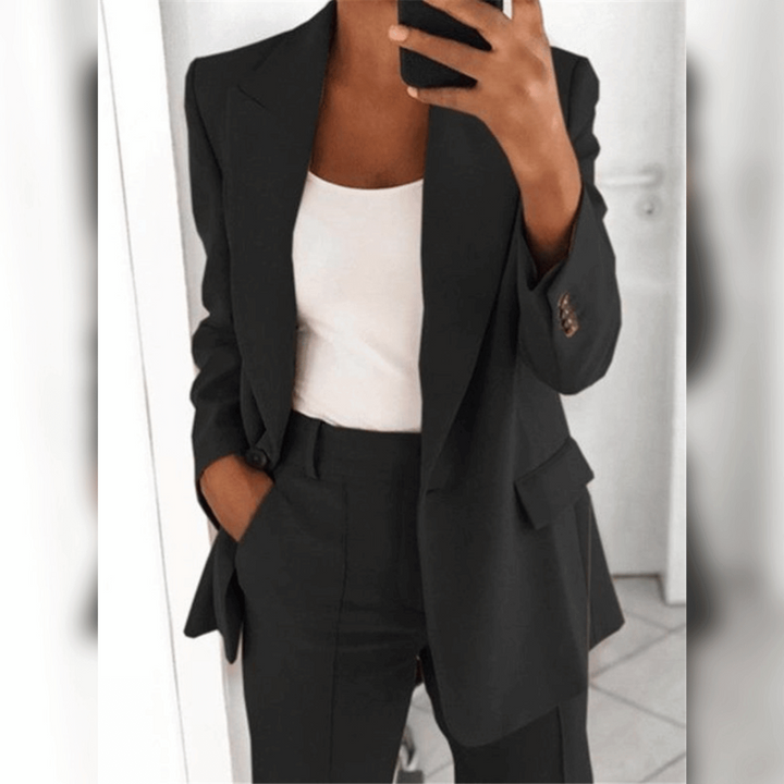 Elegant Women's 2 Piece Suit | Slim Fit