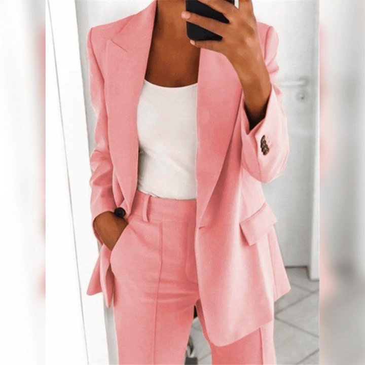Elegant Women's 2 Piece Suit | Slim Fit