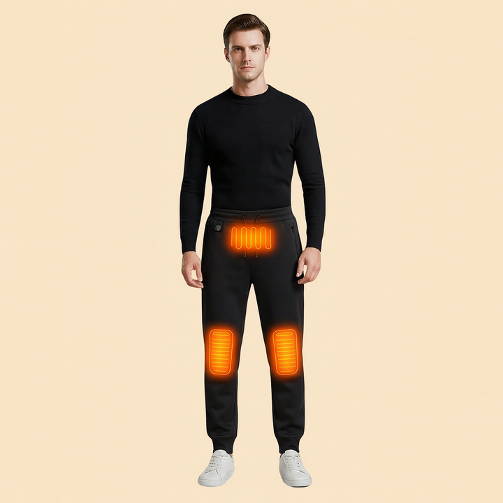Pantalons chauffants - ThermaWear - Alimentation USB - 8 zones de chauffage