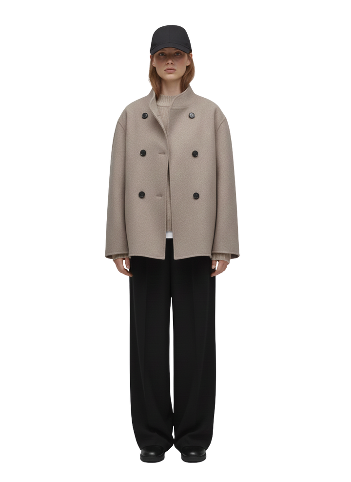 Veste croisée surdimensionnée pour femme