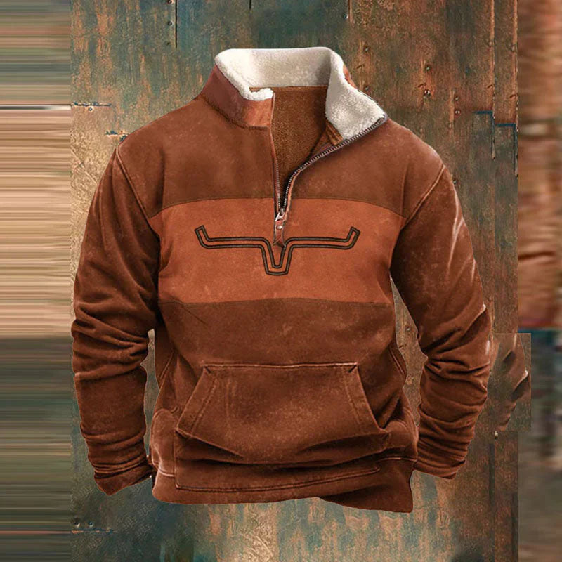 Men's Modern Zip-Up Sweater | Slim Fit