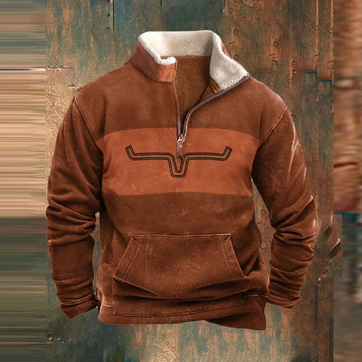 Men's Modern Zip-Up Sweater | Slim Fit