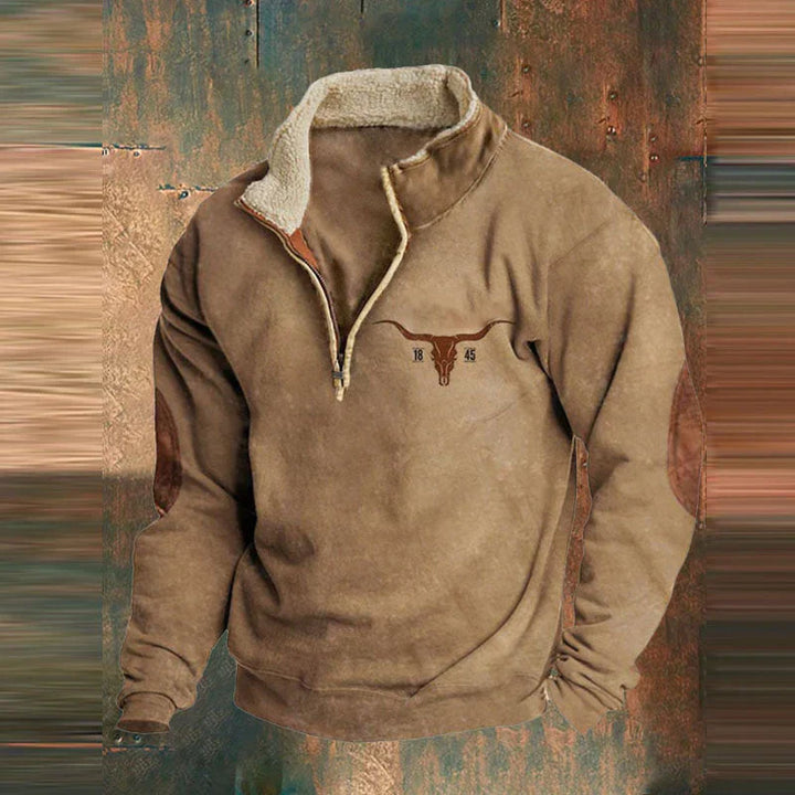 Men's Modern Zip-Up Sweater | Slim Fit