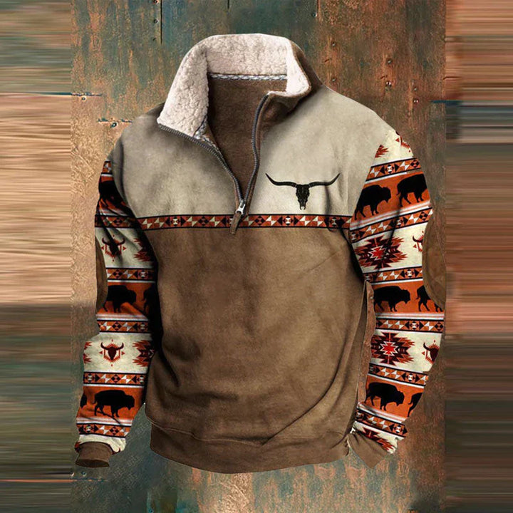 Men's Modern Zip-Up Sweater | Slim Fit
