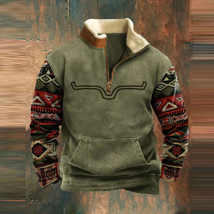 Men's Modern Zip-Up Sweater | Slim Fit