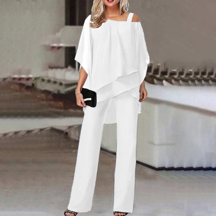 Combinaison Élégante Épaules Dénudées Pour Femme | Ensemble Chic