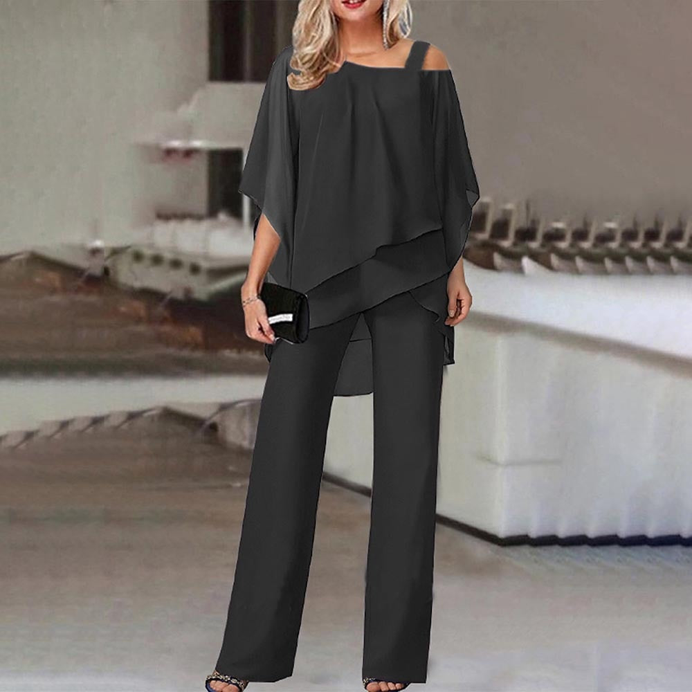 Combinaison Élégante Épaules Dénudées Pour Femme | Ensemble Chic