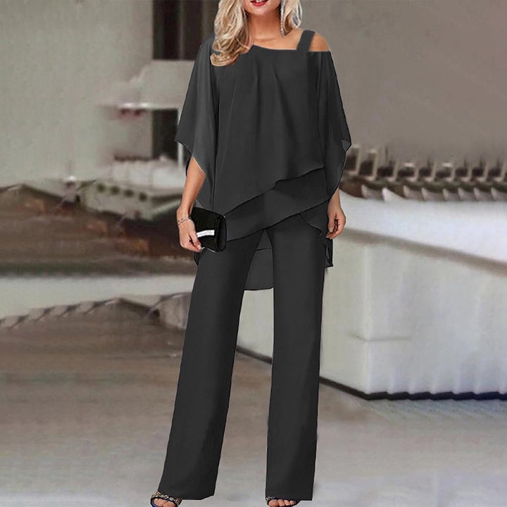 Combinaison Élégante Épaules Dénudées Pour Femme | Ensemble Chic