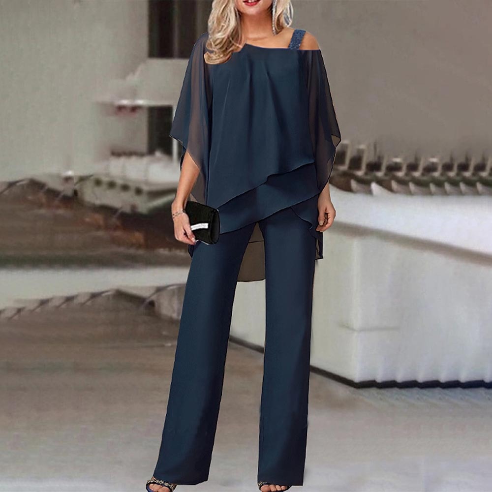 Combinaison Élégante Épaules Dénudées Pour Femme | Ensemble Chic