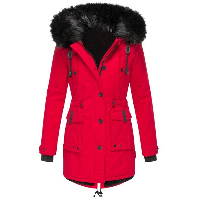 Parka Élégant Coupe-Vent pour Femme | Long