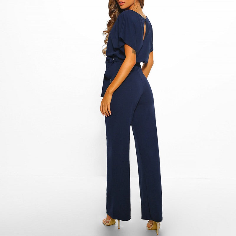 Combinaison Élégante Slim pour Femme | Bleu Foncé