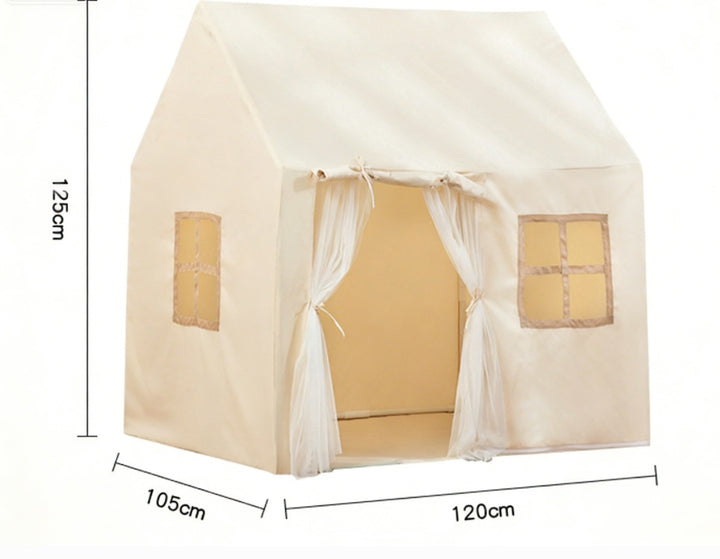 Grande maisonnette d'intérieur pour enfants avec lumières féériques