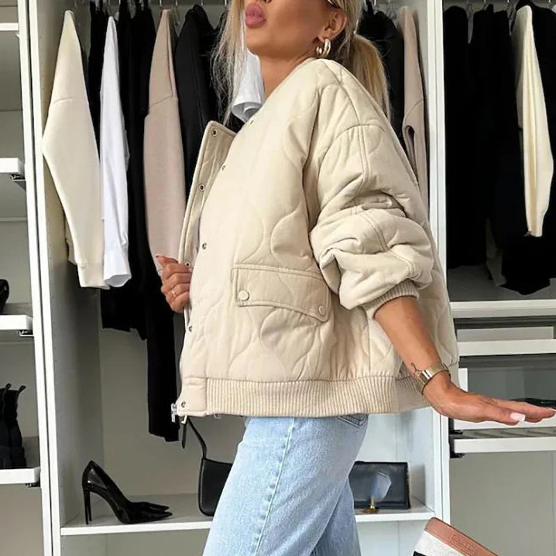 Women's Bomber Jacket for Fall