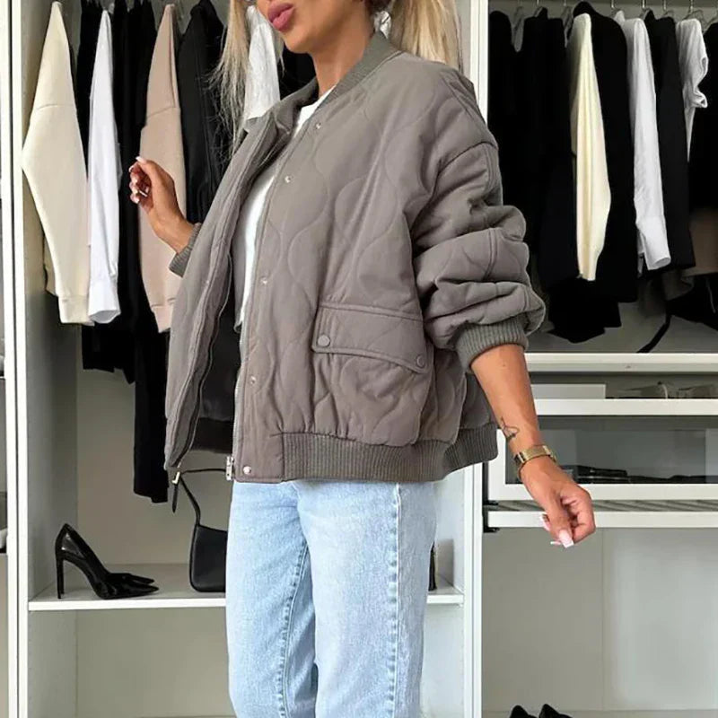 Women's Bomber Jacket for Fall