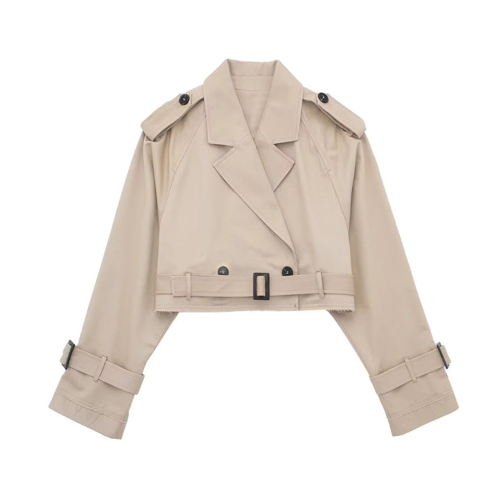 Women's Short Trench Coat – Transitional Seasons