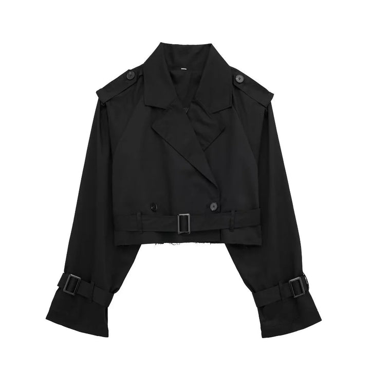 Women's Short Trench Coat – Transitional Seasons