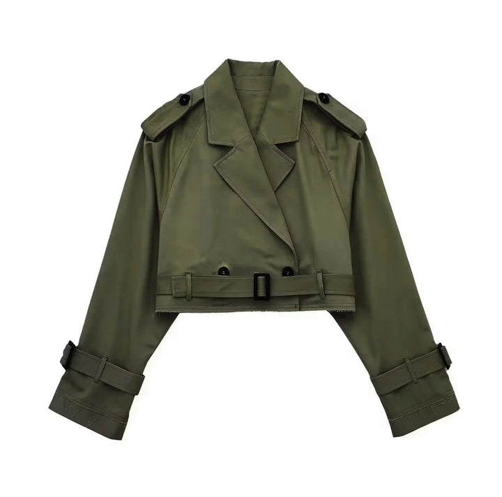 Women's Short Trench Coat – Transitional Seasons