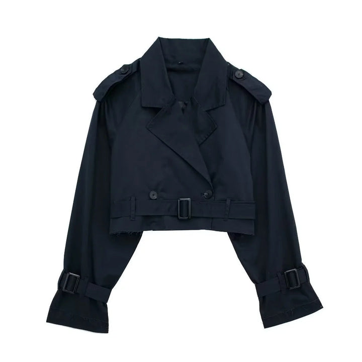 Women's Short Trench Coat – Transitional Seasons