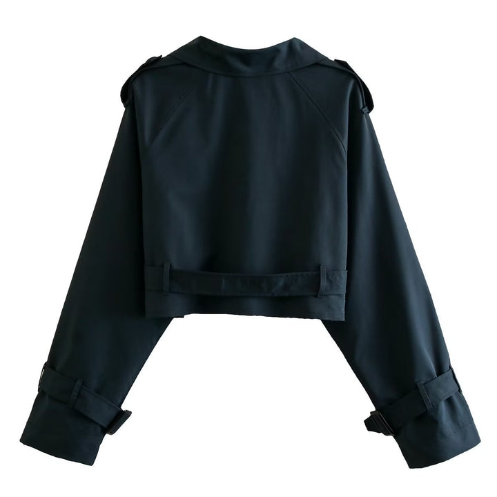 Women's Short Trench Coat – Transitional Seasons