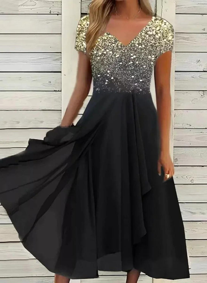 Robe de Soirée Femme en Mousseline Élégante | Légère & Fluide