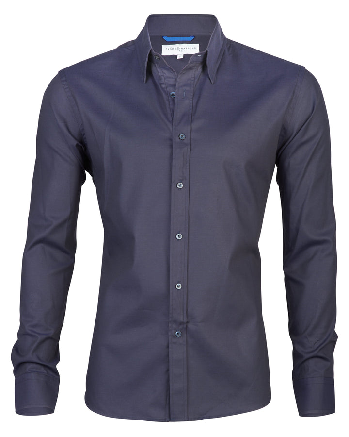 Men's Slim Fit Shirt | Hidden Zip Closure