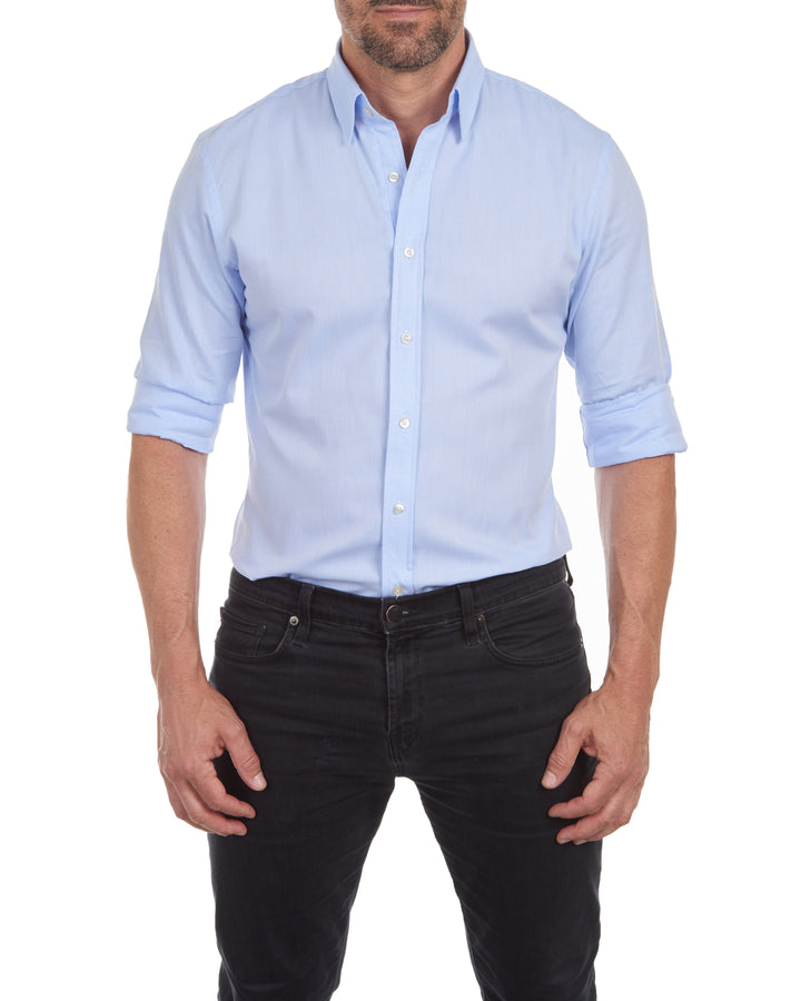 Men's Slim Fit Shirt | Hidden Zip Closure