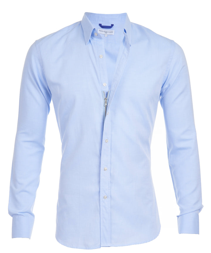 Men's Slim Fit Shirt | Hidden Zip Closure