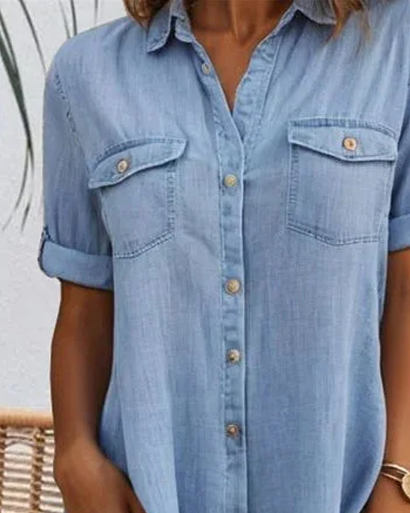Robe Chemise Élégante Pour Femme | Midi
