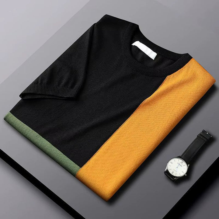 T-Shirt Graphique Structuré Pour Hommes | Extensible Moderne