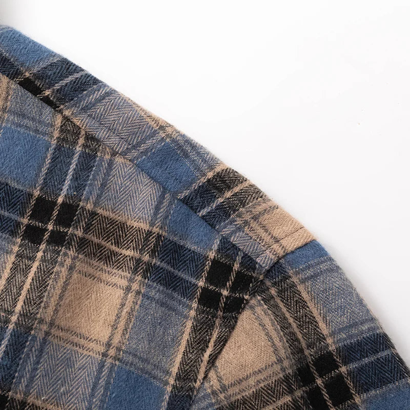 T-Shirt À Carreaux Classique Pour Hommes | Coupe Décontractée