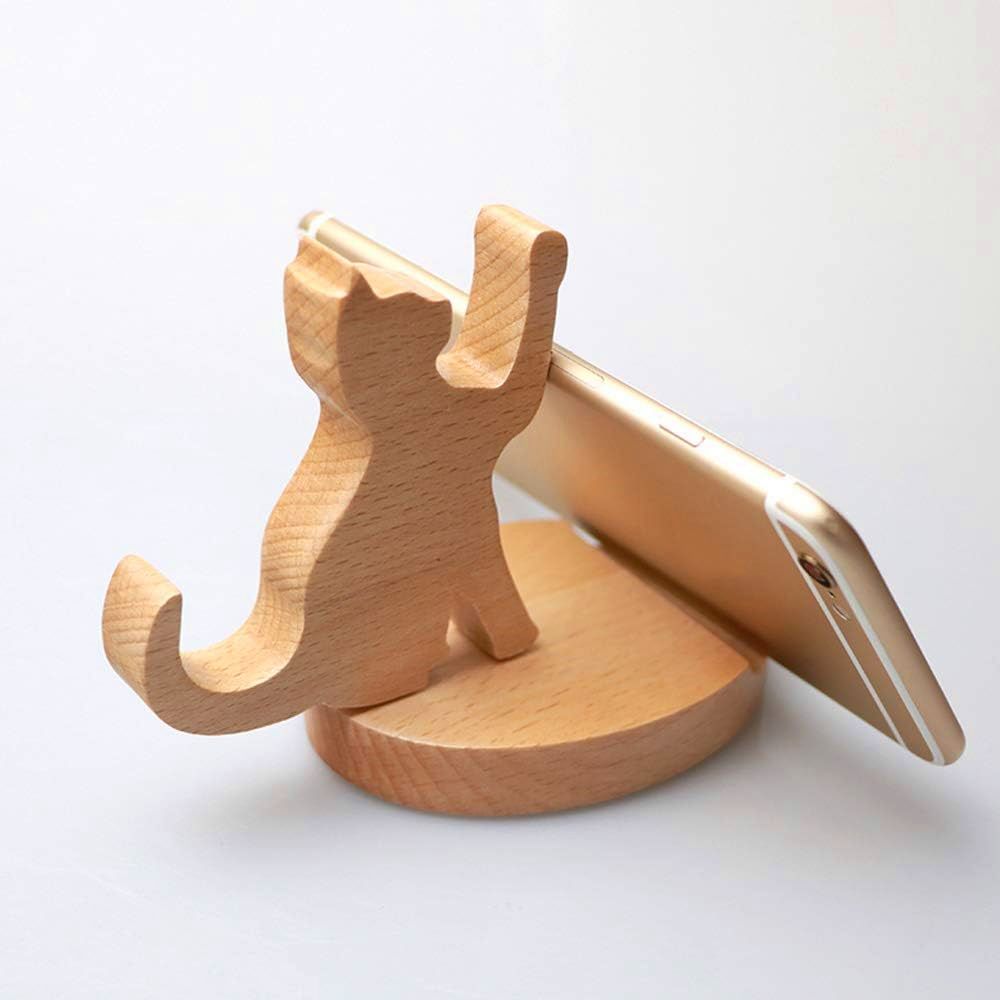 Support de Téléphone en Bois Fait Main