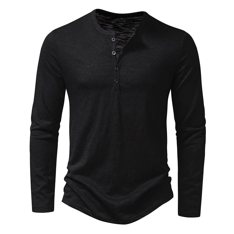 Chemise d'été respirante pour homme à manches longues, idéale pour les journées chaudes         