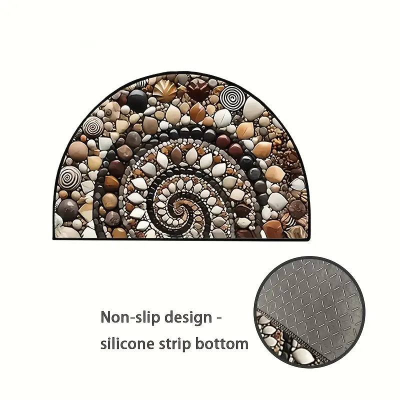 Door Mat | Pebble and Seashell Design