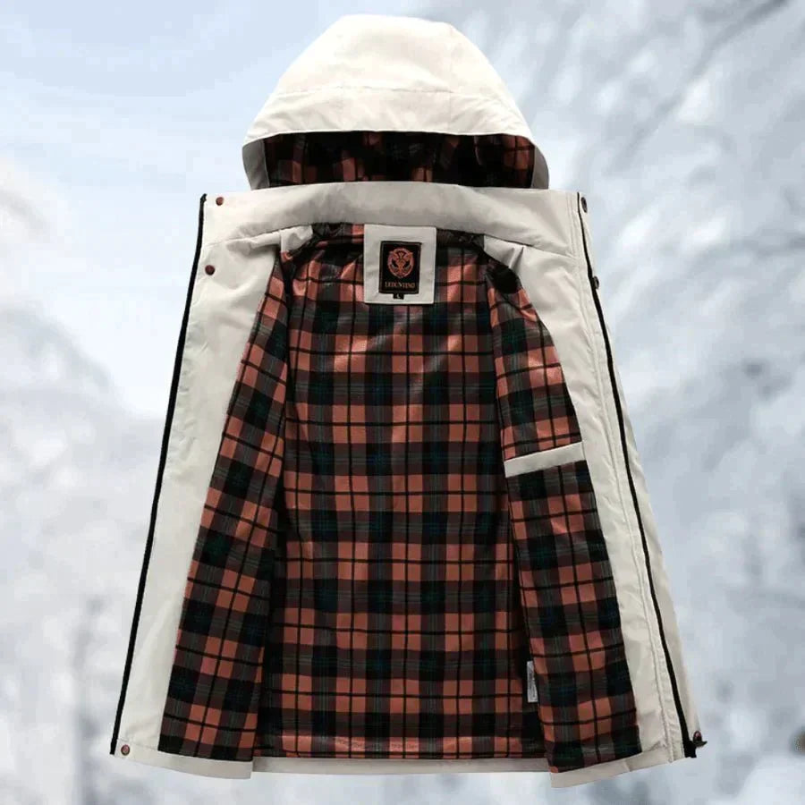 Veste Imperméable Ajustée pour Hommes | Résistante au Vent