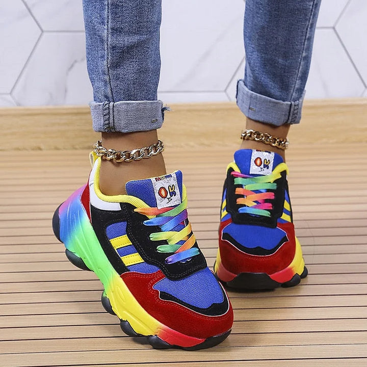 Chaussures Arc-en-Ciel Femme | Confort Coloré