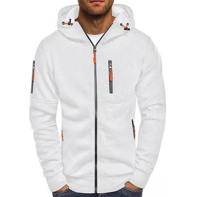 Sweat À Capuche Zippé pour hommes | Sportif Confortable