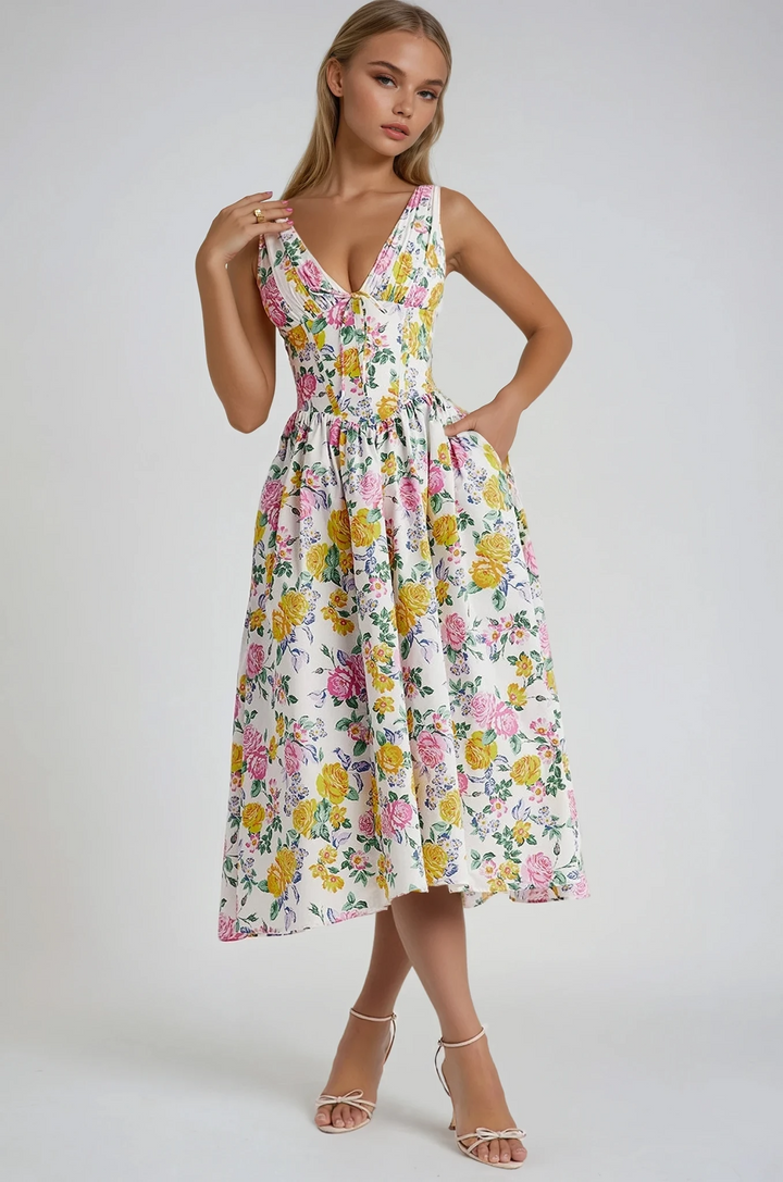 Robe Florale Chic pour Femmes